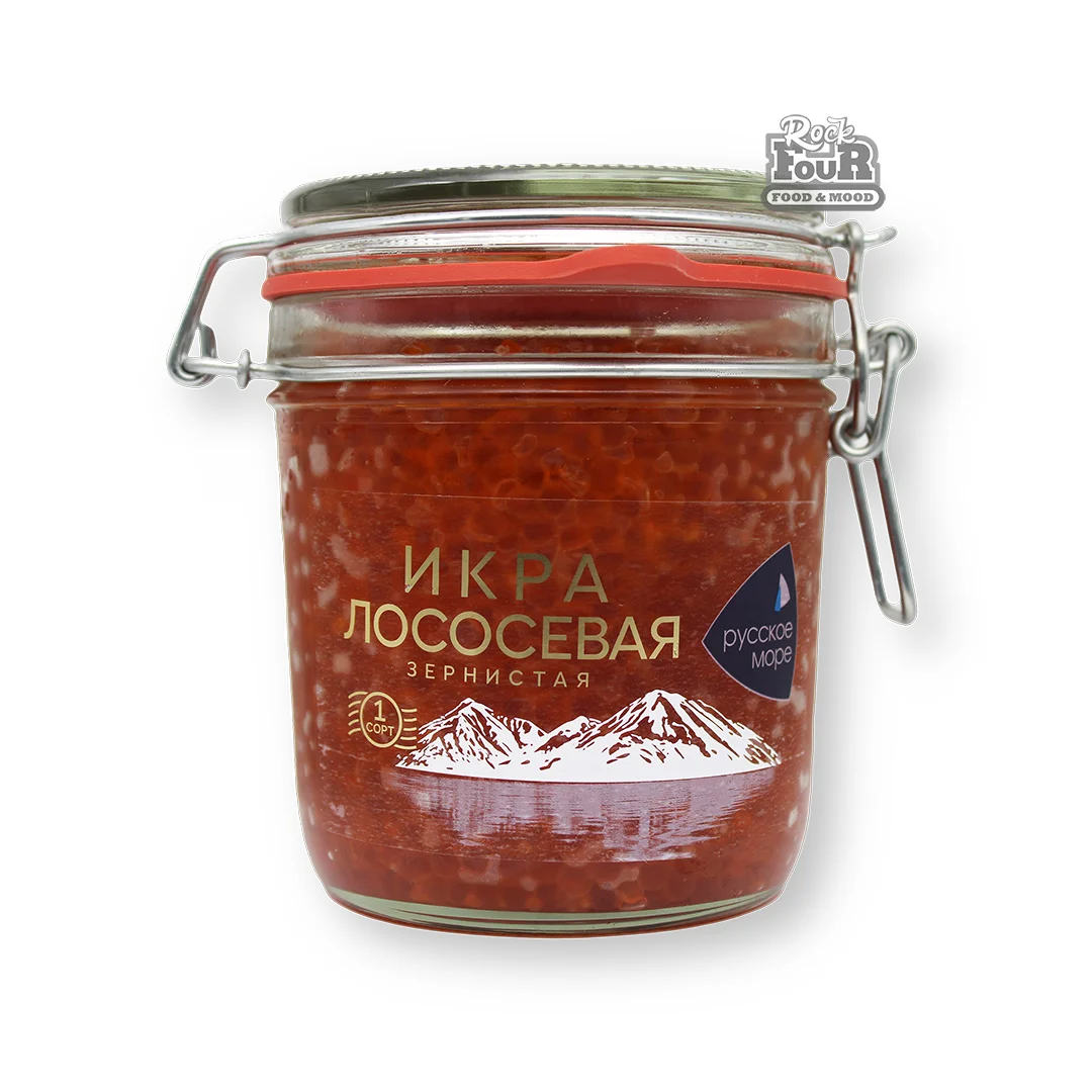 Salmon caviar "Russkoe More" 500g